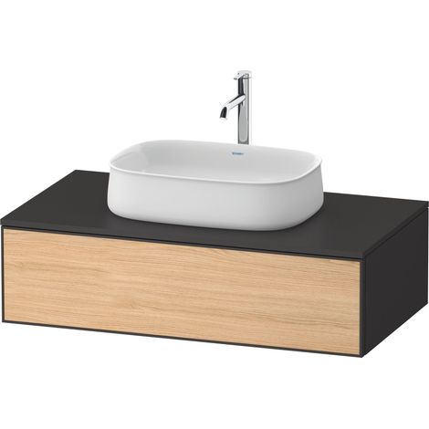 Base de lavabo de consola Duravit Zencha, 1000x550x281mm, 1 hueco