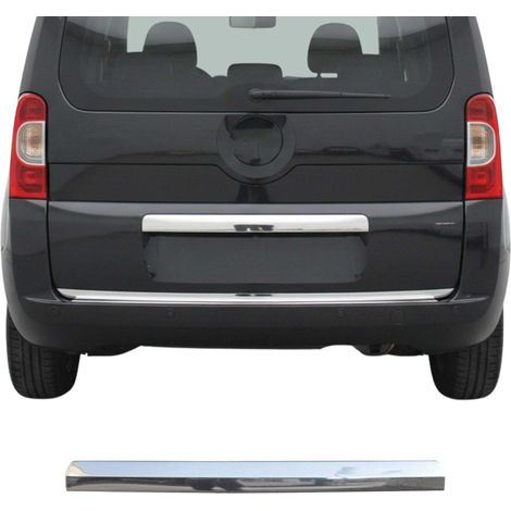 Garniture de Hayon Coffre pour Fiat Qubo 2008-2021 acier inox (1/5)