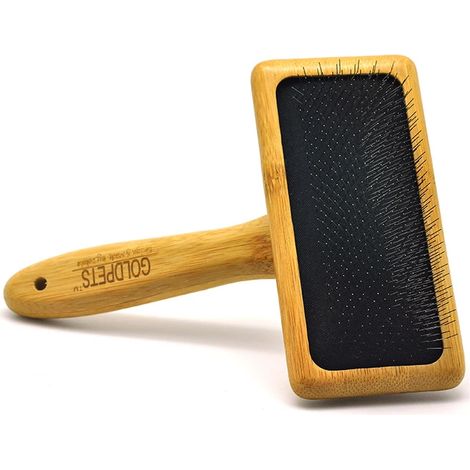 Brosse autonettoyante pour chiens et chats, brosse de toilettage adaptée aux poils longs et courts, outil d'épilation pour chiens et chats (1/4)
