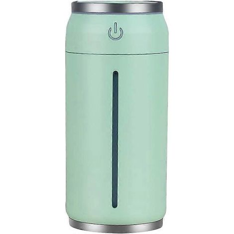 Mini humidificateur portable USB à brumisation avec veilleuse 7 couleurs pour la maison, le bureau et la voiture (1/4)