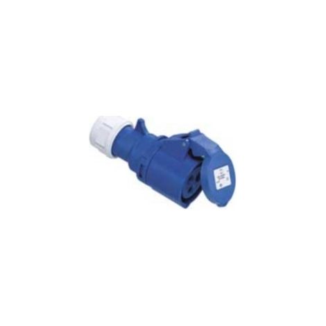 Presa elettrica industriale CEE 2P+T 220V blu