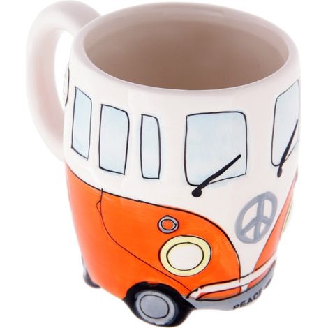 Mug Camping Car combi orange 14 cm (1/5)