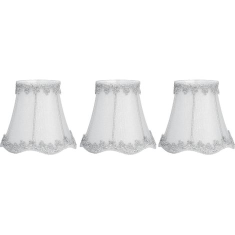 Lot de 3 abat-jour modernes E14 pour lustre, fixation par clip, décoration intérieure (1/5)