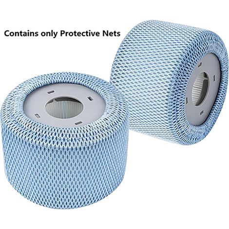 YanBan Lot de 2 Filets de Protection compatibles avec Mspa Le Filtre de Spa, Couvercle en Maille pour Mspa 90 Filtre de Rechange Plis