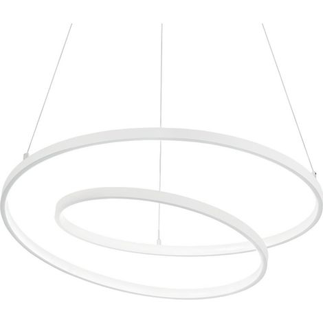 LED Dekorative Swirl Integrierte Pendelleuchte Weiß, 3000K (1/2)