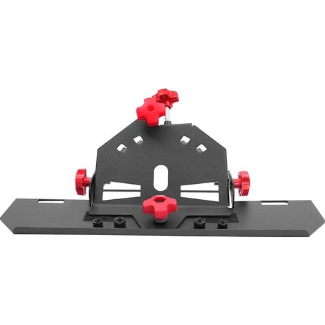 Support de chanfrein pour meuleuse d'angle 115/125 mm Réglable avec ligne d'étalonnage Patins antidérapants Outil de chanfrein pour bords de carrelage, coupe-carreaux et traitement du (1/5)