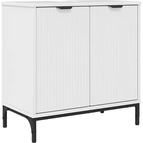 Maison Exclusive - Badezimmer Waschbecken Schrank mit Speicher Ho