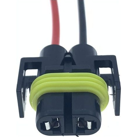 Relais/H4/H7/H8/H11 Ampoule de phare automobile Douille en céramique Support de lampe Connecteur de fil-JB1037-2P