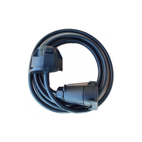 Rallonge en plastique 2,50 m - 7 x 1 mm² - socle femelle/Prolongateur femelle (1/2)