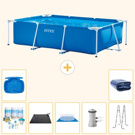 Intex Piscine Tubulaire Rectangulaire - 300x200x75 cm - 8-pièces  S20058 (1/5)