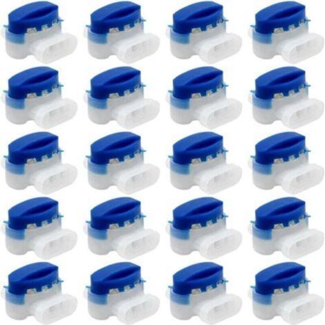 Set di 20 connettori per cavi, 314 terminali in resina riempiti di gel, raccordi per cavi impermeabili per giardino esterno, robot tagliaerba e tosaerba per auto.