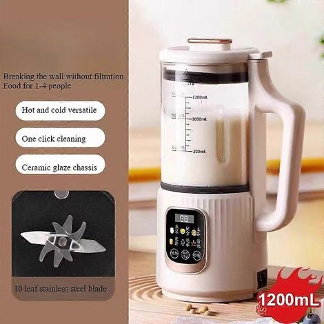Machine à découper les murs 220 V, machine à jus de fruits et légumes entièrement automatique et sans résidus, 220 V (1/5)