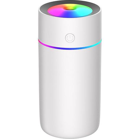 Mini-Luftbefeuchter, tragbarer USB-Luftbefeuchter mit Kaltnebel für Pflanzen, Auto, Babyzimmer mit automatischer Abschaltfunktion, bester persönlicher Luftbefeuchter (Weiß - 320 ml) (1/5)