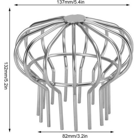 Drain De Sol - Acier Inoxydable 304 - Pour Balcon Jardin Toit Extérieur - Tube 110 mm - 1 Pièce (1/5)