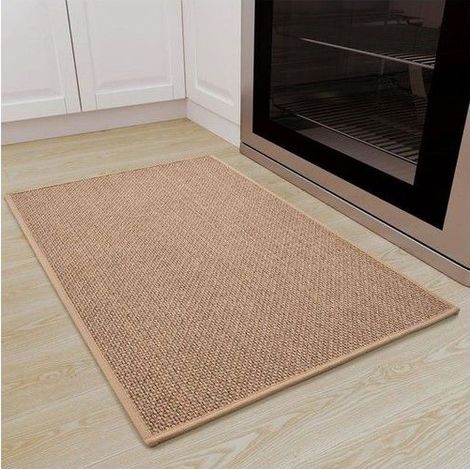 Tapis Cuisine Antidérapant 43.5 x 75 cm Tissé Tapis de Couloir Tapis de Cuisine Devant Evier Lavable Anti-saleté (1/5)