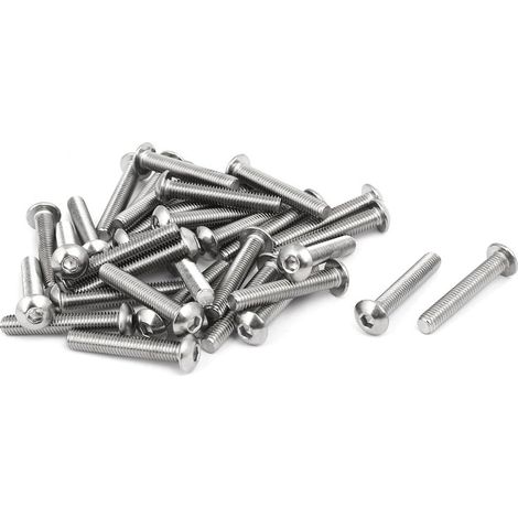 M5x30mm 304 Edelstahl Knopfkopf Innensechskantschrauben Schrauben 35st (60479f0c55b807e26aeecdd75bea (1/3)