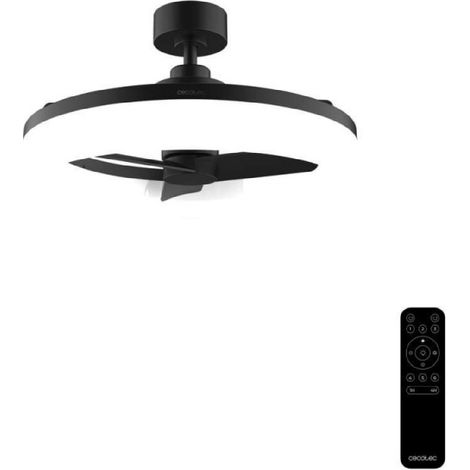 Cecotec Ventilador de Techo con Luz EnergySilence LampAero 770 LightDesign. 25W, Motor DC, 3 Aspas, Luz LED Regulable