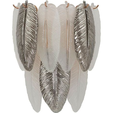 Applique murale en verre multicolore, 24x15x29 cm – Lampe Leafy (1/5)