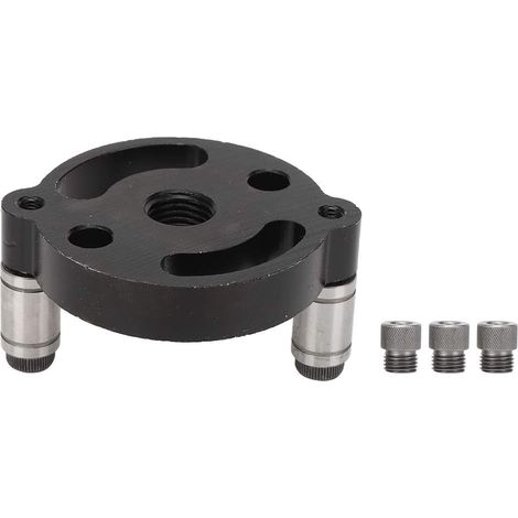 Gerader Locher für Holzbearbeitung – Tragbares Bohrwerkzeug aus Aluminiumlegierung – Schwarz