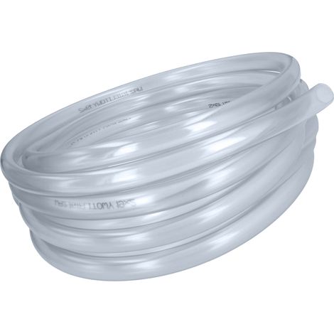 Technischer Schlauch aus Kunststoff für Öl, Benzin, Luft, Wasser, transparent, 19/2 mm, 10 m (1/5)