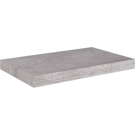 Étagère murale,Étagère flottante gris béton 50x23x3,8 cm MDF CFW18939 (1/5)