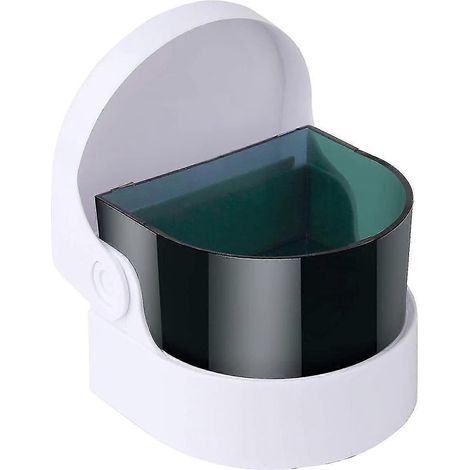 Nettoyeur sonique sans fil pour bijoux et prothèses dentaires, machine blanche, 1 pièce (1/5)