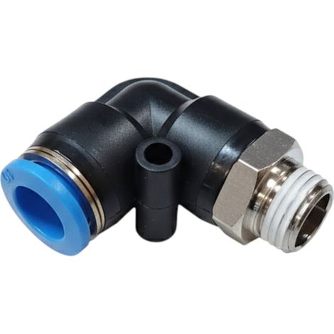 Codo de acoplamiento rápido Tekalan de 1/8" a fi6