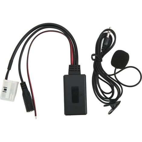 Bluetooth Aux input cable with microphone replacement for Mercedes Benz W169 W245 W203 W209 (1/4)