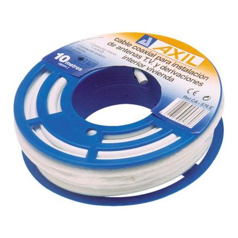 Rollo cable coaxial antena -