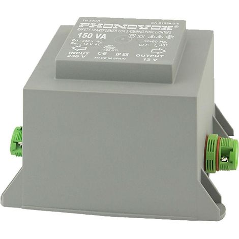 Trasformatore grigio Phonovox per illuminazione piscina 150 W