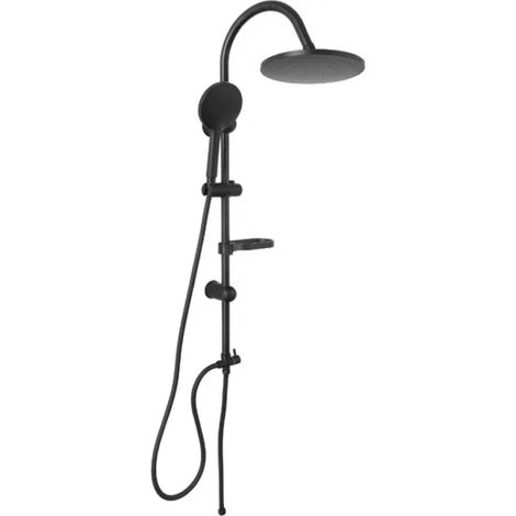 COLONNA DOCCIA MODELLO DARK 1 GETTO - NERO OPACO   Idroweb