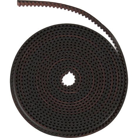 Courroie pour imprimante 3D de 9 mm de large, en caoutchouc cranté 9RF, en fibre de verre, stable et silencieuse (2GT), compatible avec Ender3 CR10 et Anet, longueur 2 mètres / 6,6 pieds.