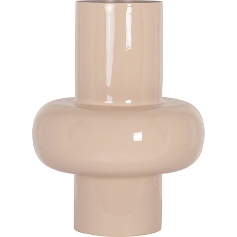Vase design tapioca finition émail doux pour fleur unique - tapioca beige doux (1/5)