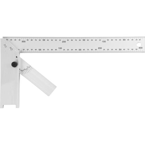 Winkel DY-5030 • 350 mm, Alu, mit Winkelmesser (1/2)