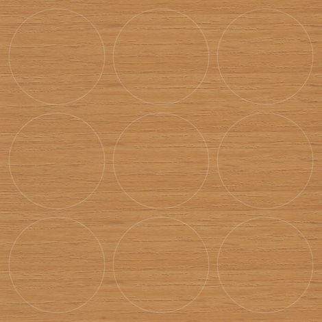 Tasselli autoadesivi in ABS per mobili, legno di ontano poroso, diametro 20 mm, 23685 ST03 (foglio da 9 pezzi) Riex JS10 (1/4)