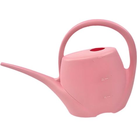 Arrosoir de 3 litres avec Poignée Confortable et Verseur, Fabriqué en Polyéthylène, pour Arroser Les Plantes de Jardin, Les Bonsas, Les Plan, Rose (1/5)