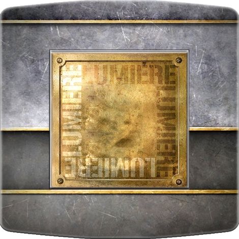 Interrupteur décoré smart métal