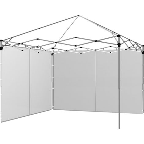 Ersatz-Seitenwände für 3x3 m oder 3x6 m Pavillons, 2er-Set, weiß