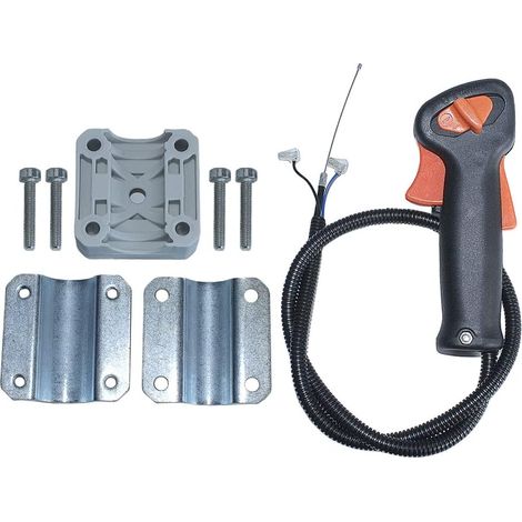 Poignée de câble d'accélérateur avec interrupteur pour taille-haie et débroussailleuse Stihl FS75 FS80 FS85 (1/5)