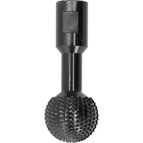 Lime sphérique à tête de meulage pour métal, outil de fraisage et de sculpture pour meuleuse d'angle, 14 mm (1/5)