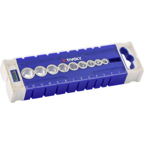 Tivoly • Guide de perçage rectangulaire -Ø 4 à 12 mm - Spécial perçage angles et tubes