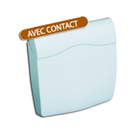 Prise d'aspiration centralisée monobloc blanche avec raccordement électrique – Compatible centrales ALDES – Montage en périphérie et cloison sèche