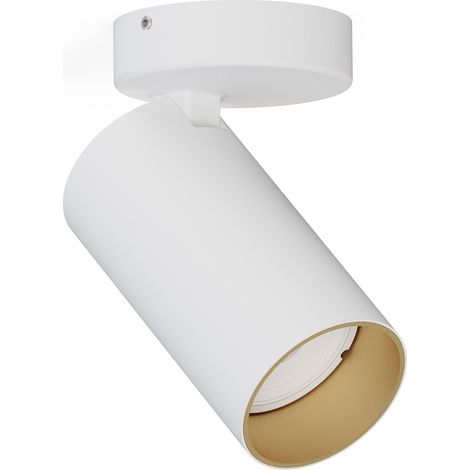 Spot plafond LED Nowodvorski MONO 7771 blanc/or GU10 (1/5)