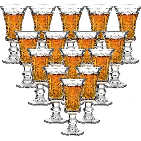 Schnapsgläser 45ml, bleifrei, schwerer Boden, spülmaschinenfest, 12 Stück (1/5)
