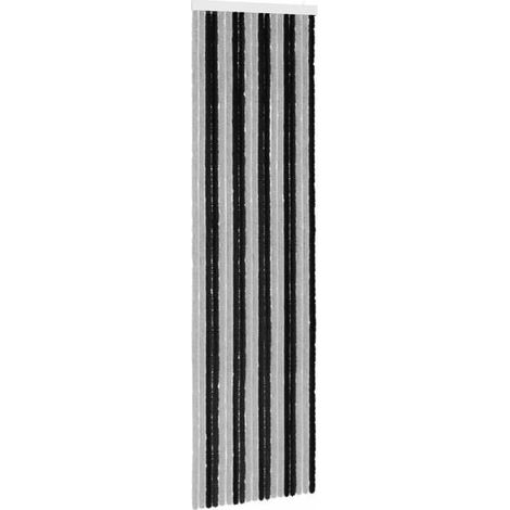 Rideau chenille anti-insectes, gris-noir, 56 x 200 cm (1/5)