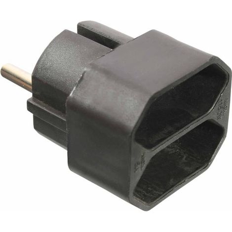 AS Schwabe 48212 Steckdosen-Verteiler Schwarz