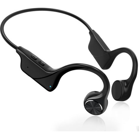 Écouteurs Bluetooth, écouteurs à conduction osseuse 5.3, écouteurs de sport à oreille ouverte avec micro, casque sans fil étanche pour l'entraînement (1/5)
