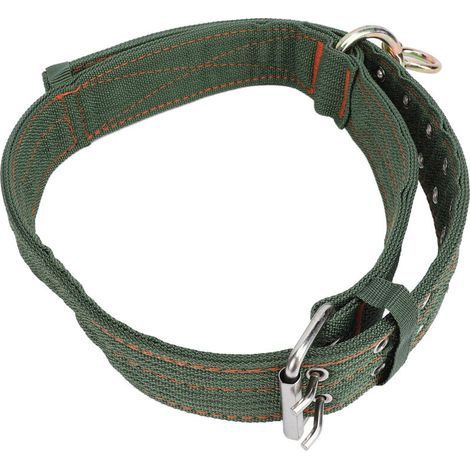 GLOGLOW Halsband aus dickem Leder, einfaches Halsband für Hütehunde, dickes Lederhalsband, Nylonhalsband (mittlere Größe) (1/5)
