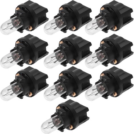 LED T5 12 V 1 2 W pour tableau de bord de voiture lot de 10