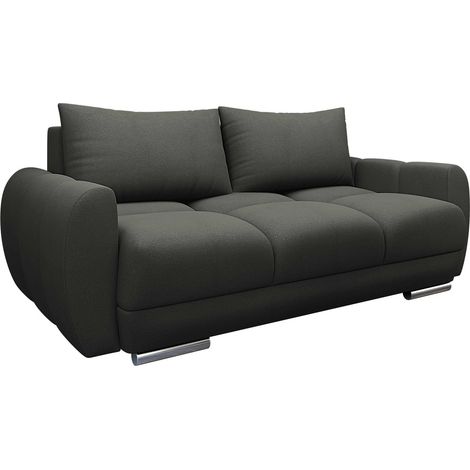 Canapé Signis II, Velo 636, 186x97x89cm, Tissu, Pieds: Plastique (1/4)